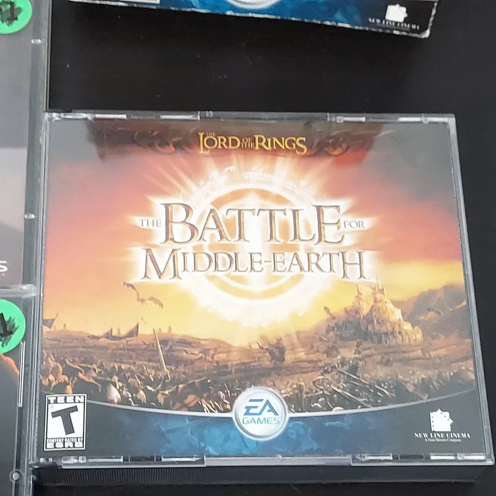 Vintage PC CD-ROM Game‎ Lot Mortal Kombat 4 Diablo Heretic II Tomb Raider LOTR